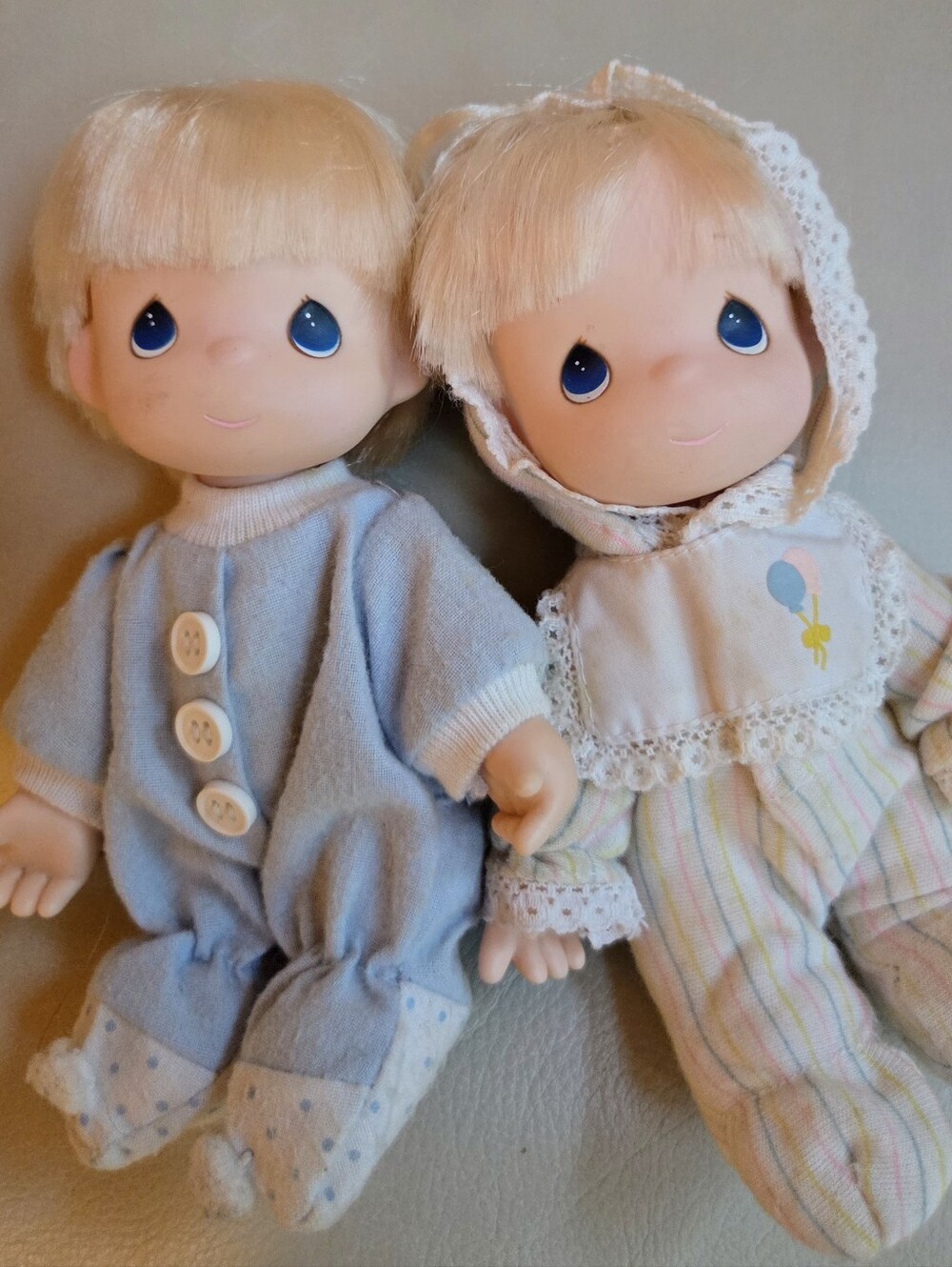Set Of PRECIOUS MOMENTS VINTAGE 1990, MY FIRST BABY DOLLS - Picture 5 of 5